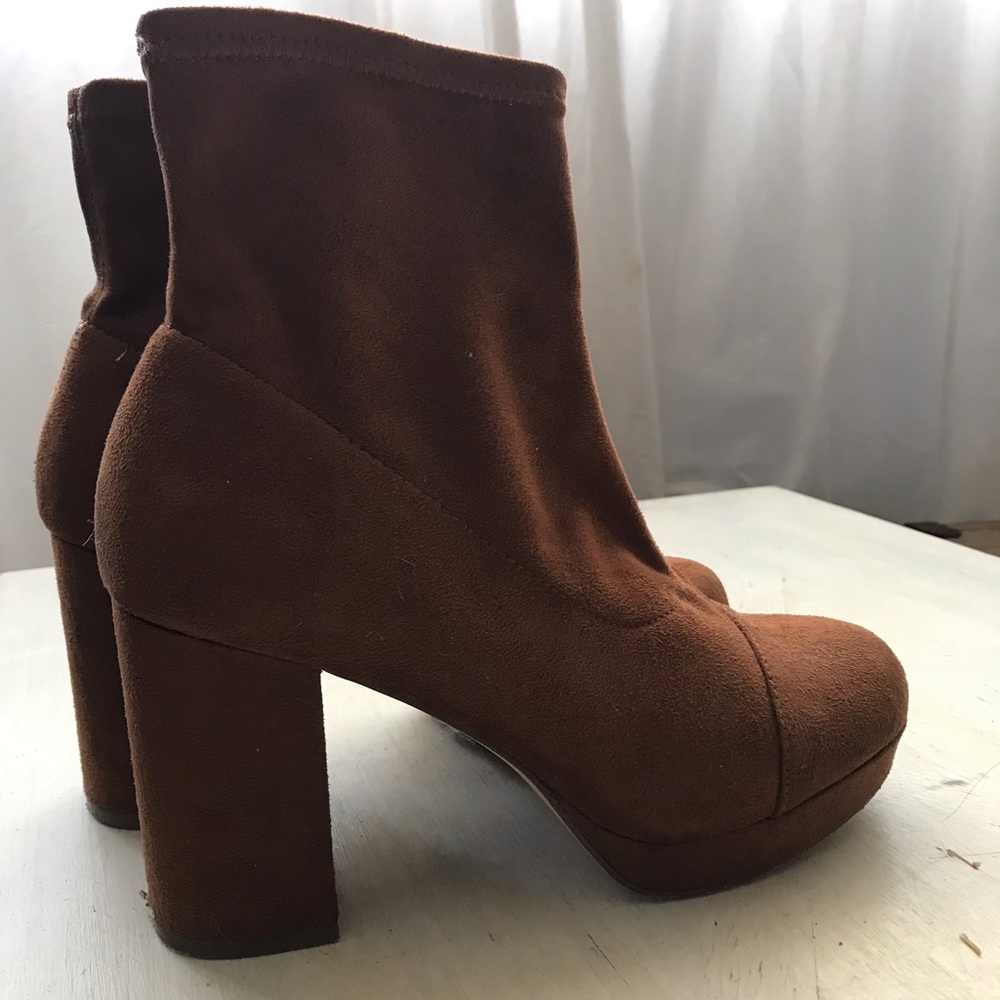 Brown sock booties!